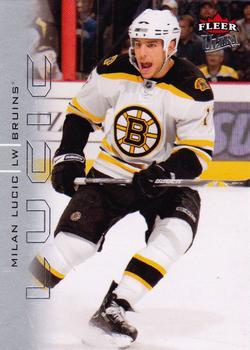 #198 Milan Lucic - Boston Bruins - 2009-10 Ultra Hockey