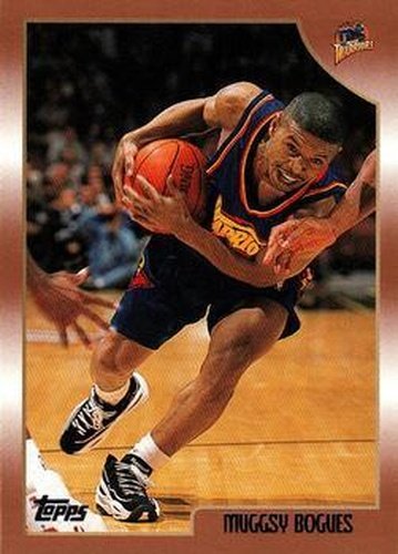 #198 Muggsy Bogues - Golden State Warriors - 1998-99 Topps Basketball