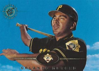 #198 Orlando Merced - Pittsburgh Pirates - 1995 Stadium Club Baseball