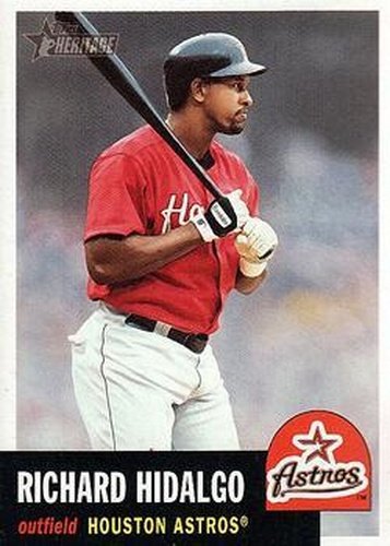 #198 Richard Hidalgo - Houston Astros - 2002 Topps Heritage Baseball