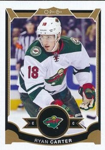 #198 Ryan Carter - Minnesota Wild - 2015-16 O-Pee-Chee Hockey
