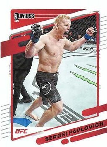 #198 Sergei Pavlovich - 2022 Donruss UFC MMA