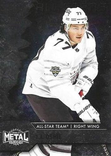 #198 T.J. Oshie - Washington Capitals - 2020-21 Skybox Metal Universe Hockey