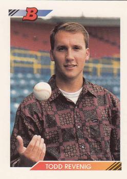 #198 Todd Revenig - Oakland Athletics - 1992 Bowman Baseball
