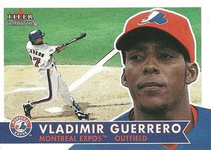 #198 Vladimir Guerrero - Montreal Expos - 2001 Fleer Tradition Baseball