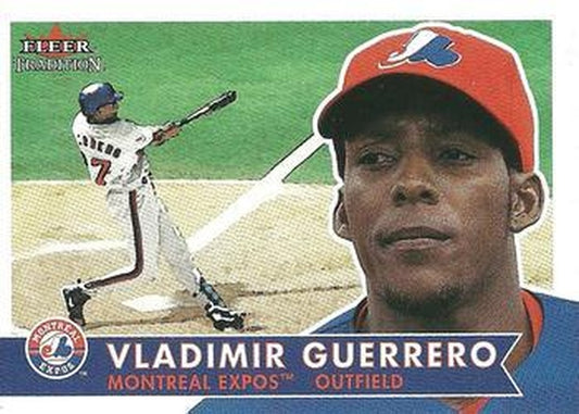 #198 Vladimir Guerrero - Montreal Expos - 2001 Fleer Tradition Baseball