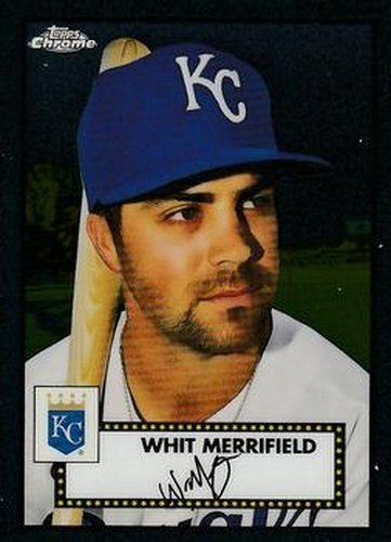 #198 Whit Merrifield - Kansas City Royals - 2021 Topps Chrome Platinum Anniversary Baseball