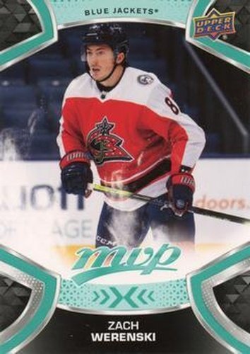 #198 Zach Werenski - Columbus Blue Jackets - 2021-22 Upper Deck MVP Hockey