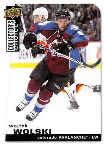 #198 Wojtek Wolski - Colorado Avalanche - 2008-09 Collector's Choice Hockey