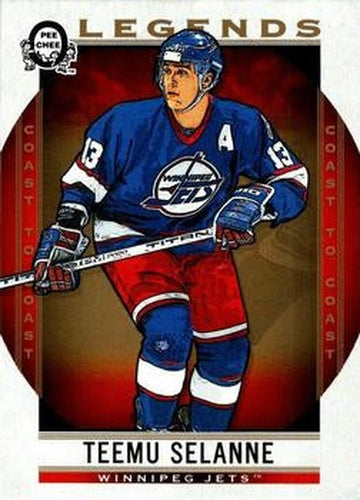 #198 Teemu Selanne - Winnipeg Jets - 2018-19 O-Pee-Chee Coast to Coast Hockey