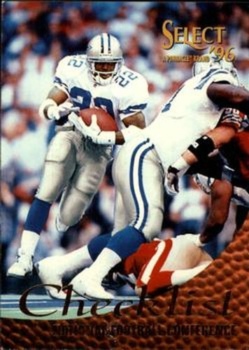 #198 Emmitt Smith - Dallas Cowboys - 1996 Select Football