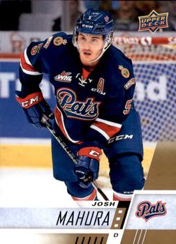 #198 Josh Mahura - Regina Pats - 2017-18 Upper Deck CHL Hockey