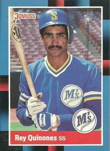 #198 Rey Quinones - Seattle Mariners - 1988 Donruss Baseball