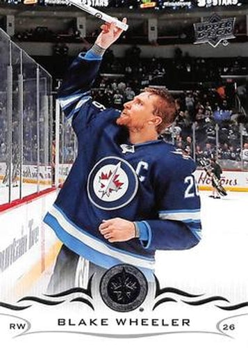 #198 Blake Wheeler - Winnipeg Jets - 2018-19 Upper Deck Hockey