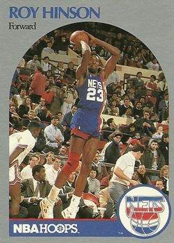 #198 Roy Hinson - New Jersey Nets - 1990-91 Hoops Basketball