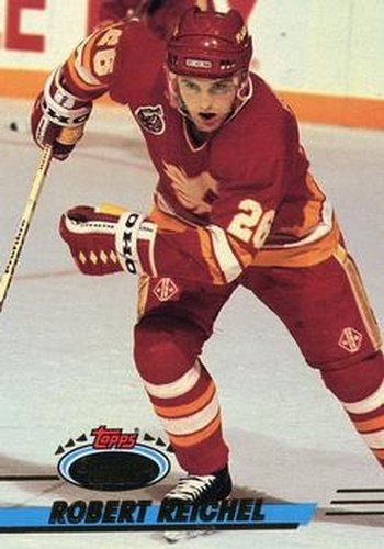 #198 Robert Reichel - Calgary Flames - 1993-94 Stadium Club Hockey