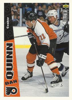 #198 Dan Quinn - Philadelphia Flyers - 1996-97 Collector's Choice Hockey