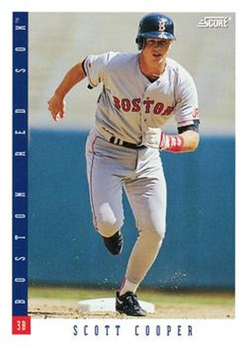 #198 Scott Cooper - Boston Red Sox - 1993 Score Baseball