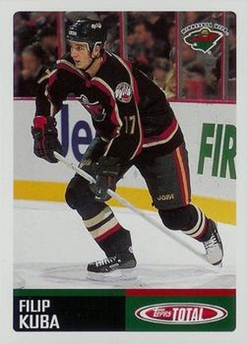 #198 Filip Kuba - Minnesota Wild - 2002-03 Topps Total Hockey