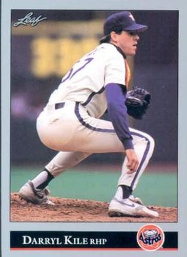 #198 Darryl Kile - Houston Astros - 1992 Leaf Baseball