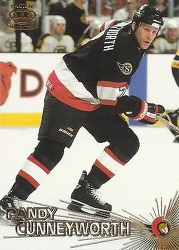 #198 Randy Cunneyworth - Ottawa Senators - 1997-98 Pacific Crown Hockey