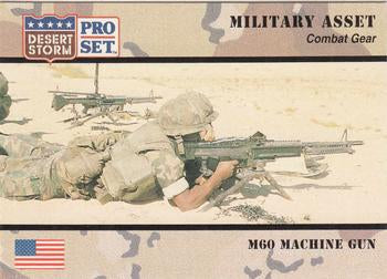 #198 M60 Machine Gun - 1991 Pro Set Desert Storm