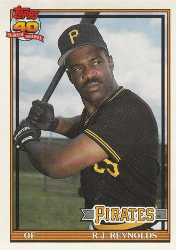 #198 R.J. Reynolds - Pittsburgh Pirates - 1991 O-Pee-Chee Baseball