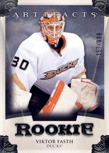 #198 Viktor Fasth - Anaheim Ducks - 2013-14 Upper Deck Artifacts Hockey