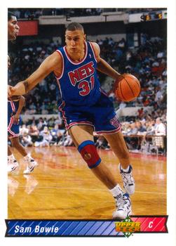 #198 Sam Bowie - New Jersey Nets - 1992-93 Upper Deck Basketball