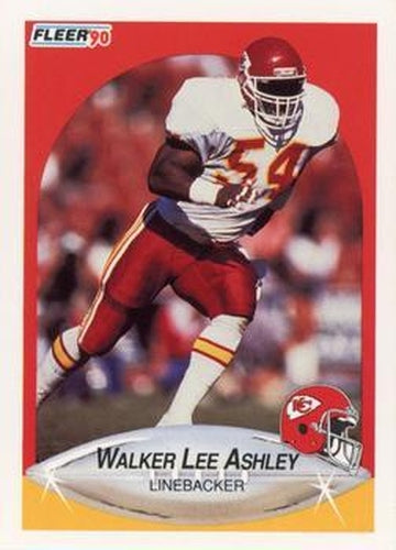 #198 Walker Lee Ashley - Kansas City Chiefs - 1990 Fleer Football