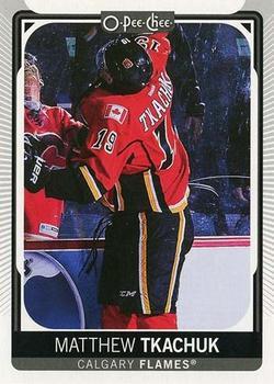 #198b Matthew Tkachuk - Pre/Post Game - Calgary Flames - 2021-22 O-Pee-Chee Hockey