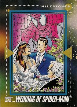 #199 Wedding of Spider-Man - 1992 Impel Marvel Universe