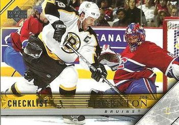 #199 Joe Thornton - Boston Bruins - 2005-06 Upper Deck Hockey