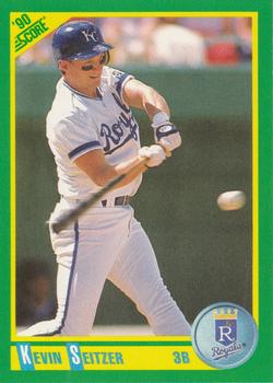 #199 Kevin Seitzer - Kansas City Royals - 1990 Score Baseball