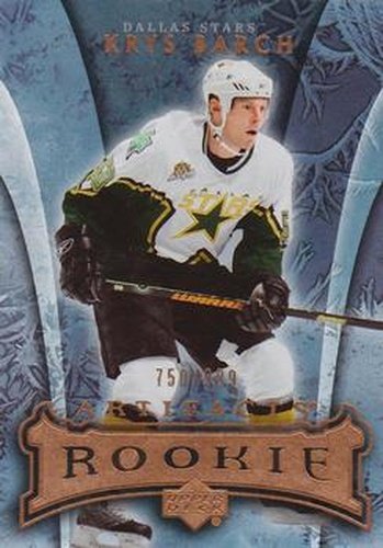 #199 Krys Barch - Dallas Stars - 2007-08 Upper Deck Artifacts Hockey