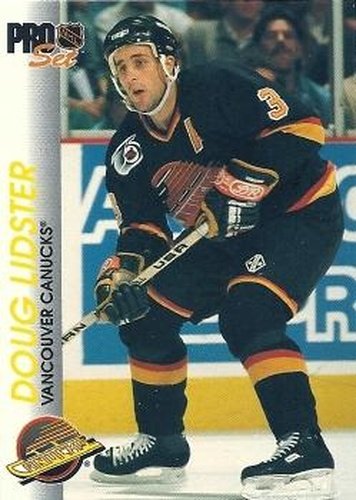 #199 Doug Lidster - Vancouver Canucks - 1992-93 Pro Set Hockey
