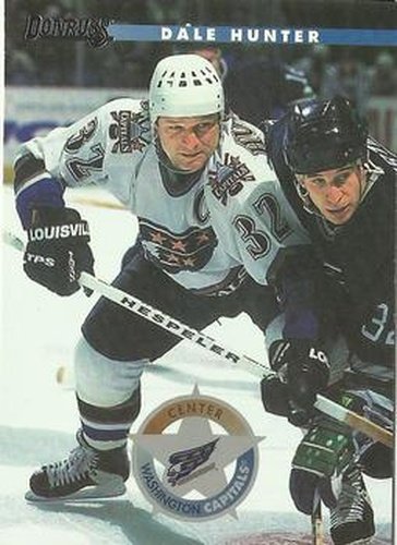 #199 Dale Hunter - Washington Capitals - 1996-97 Donruss Hockey