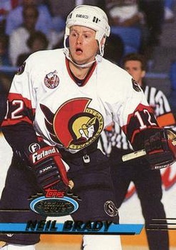 #199 Neil Brady - Ottawa Senators - 1993-94 Stadium Club Hockey