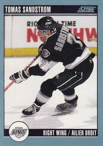 #199 Tomas Sandstrom - Los Angeles Kings - 1992-93 Score Canadian Hockey