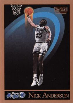 #199 Nick Anderson - Orlando Magic - 1990-91 SkyBox Basketball