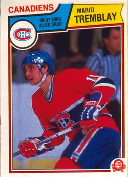 #199 Mario Tremblay - Montreal Canadiens - 1983-84 O-Pee-Chee Hockey