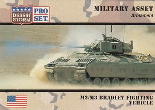#199 M2/M3 Bradley Fighting Vehicle - 1991 Pro Set Desert Storm