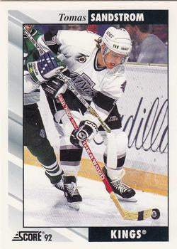 #199 Tomas Sandstrom - Los Angeles Kings - 1992-93 Score USA Hockey