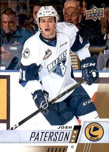 #199 Josh Paterson - Saskatoon Blades - 2017-18 Upper Deck CHL Hockey