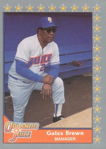 #199 Gates Brown - Orlando Juice - 1990 Pacific Senior League Baseball
