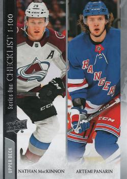 #199 Nathan MacKinnon / Artemi Panarin - Colorado Avalanche / New York Rangers - 2020-21 Upper Deck Hockey