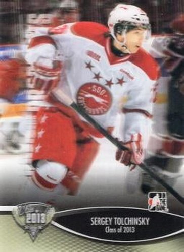 #199 Sergey Tolchinsky - Sault Ste. Marie Greyhounds - 2012-13 In The Game Heroes and Prospects Hockey