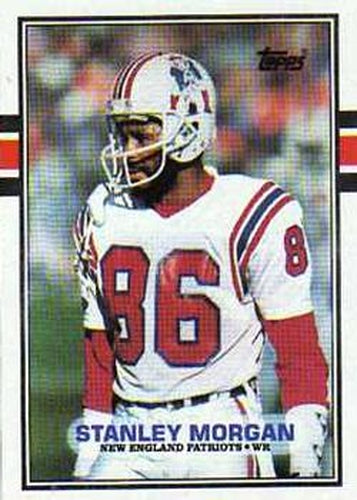 #199 Stanley Morgan - New England Patriots - 1989 Topps Football