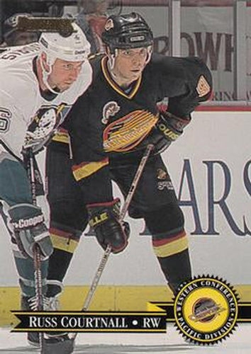 #199 Russ Courtnall - Vancouver Canucks - 1995-96 Donruss Hockey