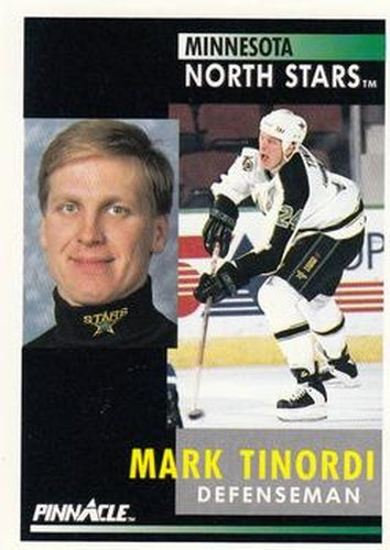 #199 Mark Tinordi - Minnesota North Stars - 1991-92 Pinnacle Hockey